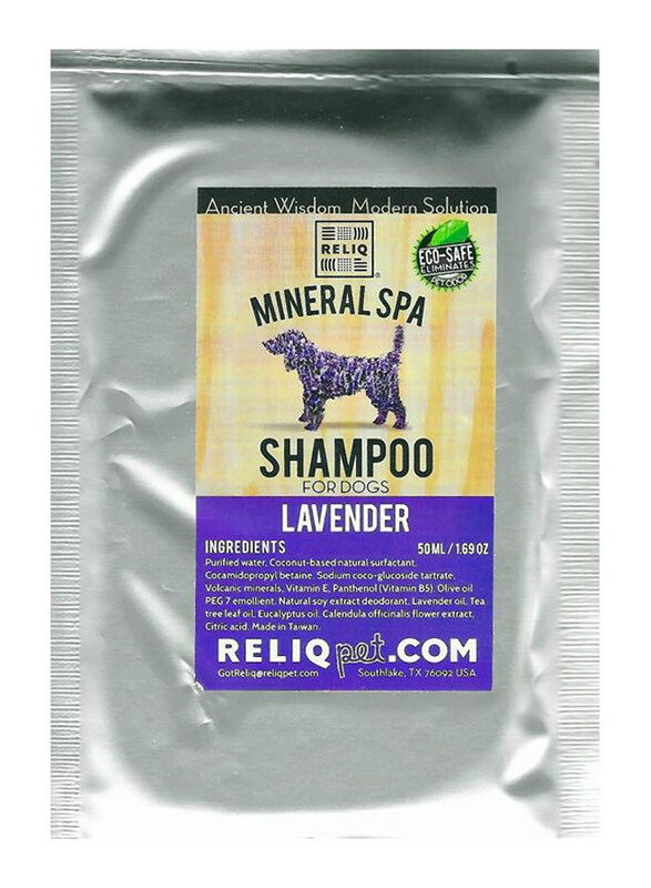 

Reliq Lavender Shampoo Trail Pack for Dog, 5 x 50ml, Purple