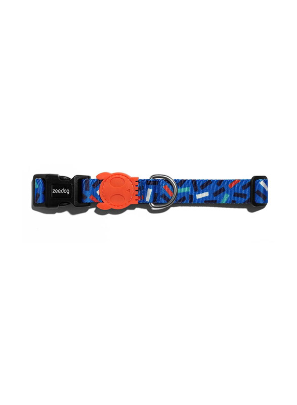 

Zee.Dog Atlanta Collar, Medium, Blue