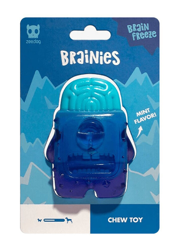 Zee.Dog Brain Freeze for Dog Chew Toy, Multicolour