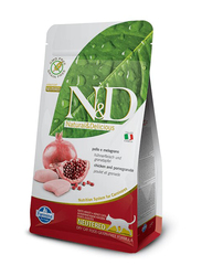 Farmina N&D Chicken & Pomegranate Neutered Cat Dry Food, 1.5 Kg