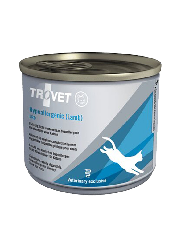 Trovet Hypoallergenic Lamb Can Wet Food for Cats, 3 x 200g