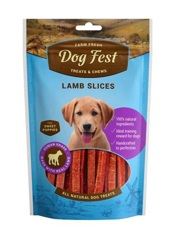 Dog Fest Lamb Slices for Puppies Dry Food