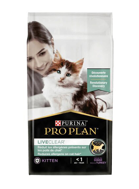 

Purina Pro Plan Liveclear Kitten Turkey Dry Cat Food, 1.4 Kg