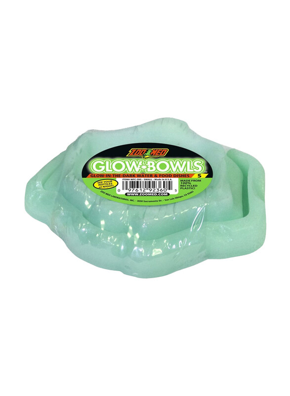 

Zoomed Combo Repti Rock Dish Glow, Small, Green