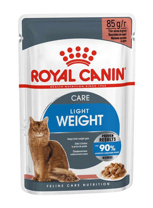 

Royal Canin Feline Care Nutrition Light Weight Care Cat Wet Food, 24 x 85g