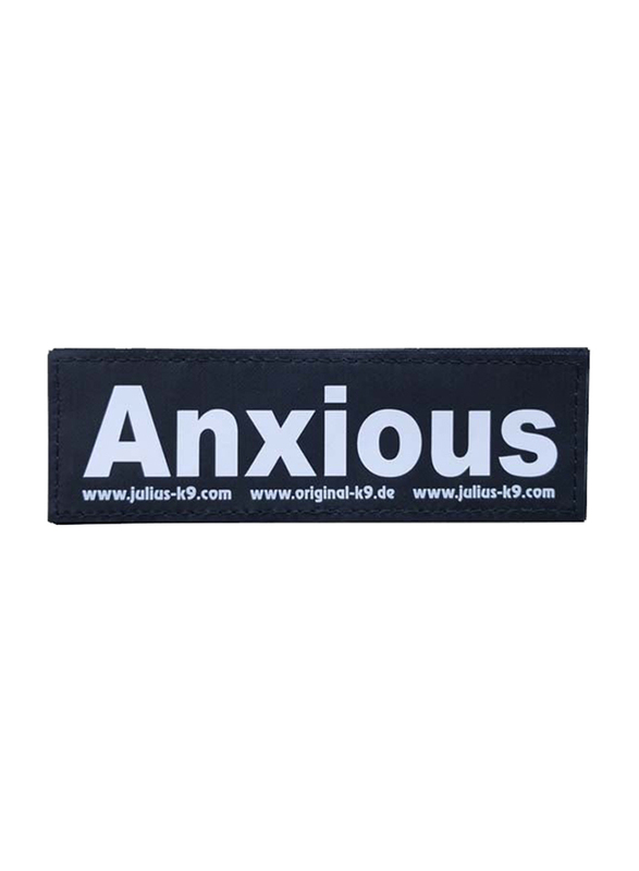 Julius-K9 Anxious Patch, Small, Black/White