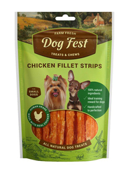 Dog Fest Chicken Fillet Strips Dry Food for Mini Dogs, 55g
