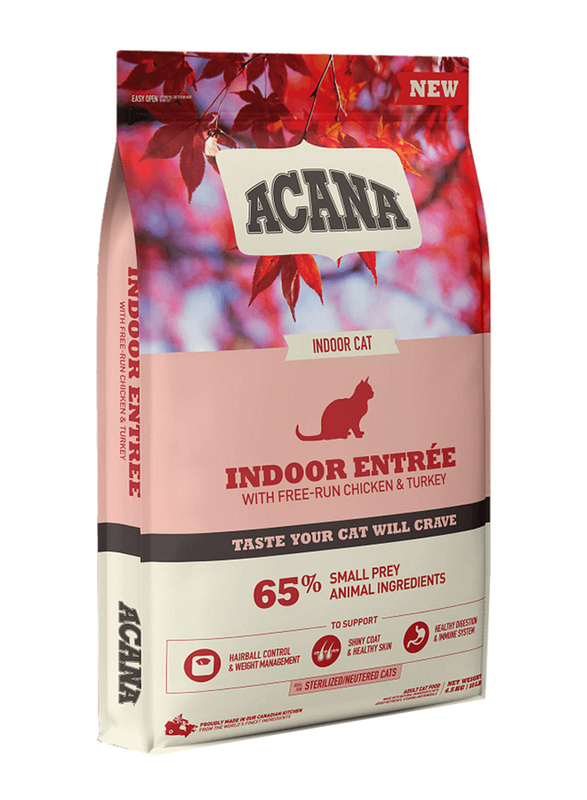 Acana Indoor Entree Cat Dry Food, 4.5Kg