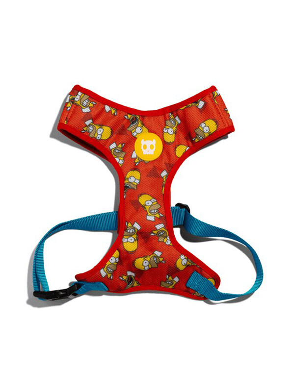 

Zee.Dog Homer Simpson Air Mesh Plus Dog Harness, Small, Multicolour