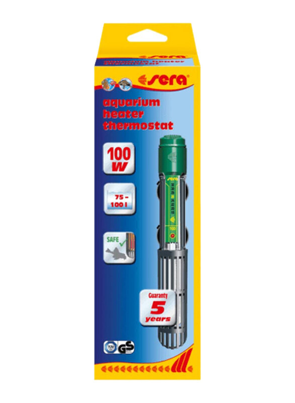 

Sera Aquarium Heater, 100W, Green
