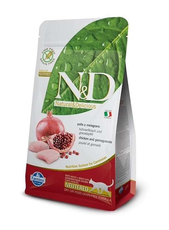 

Farmina N&D Chicken & Pomegranate Neutered Dry Cat Food, 5 Kg