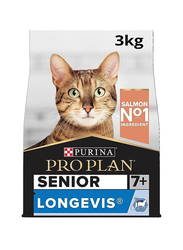 Purina Pro Plan Original Senior 7+ Years Cat Salmon With Longevis Dry Cat Food, 3 Kg