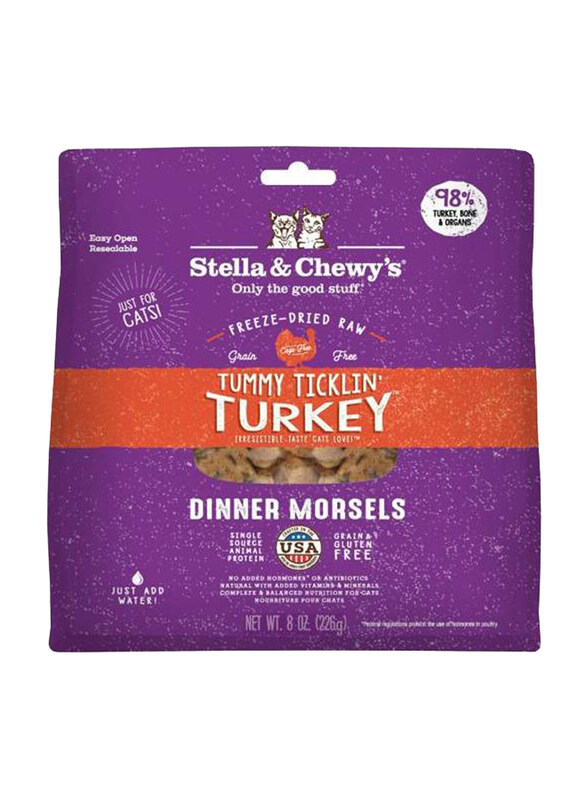 

Stella & Chewy's Freeze-Dried Raw Turkey Dinner Morsels for Cats, 8oz