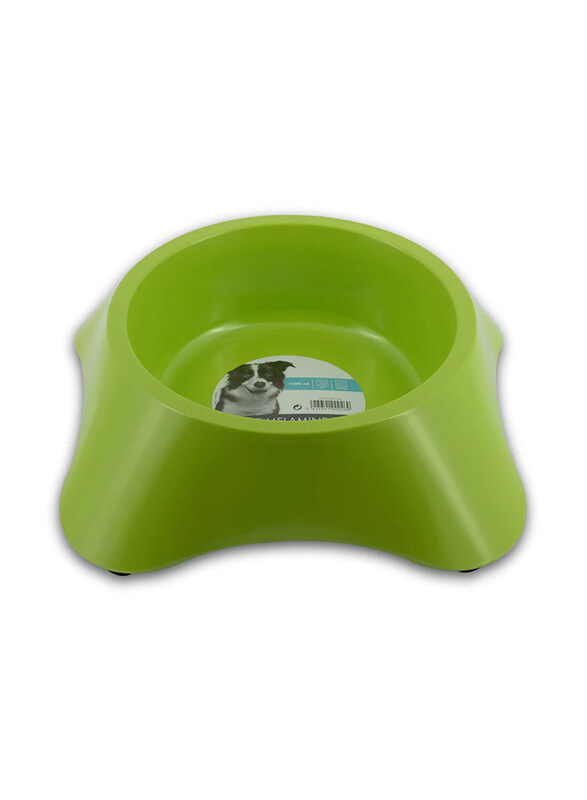 

M-Pets Melamine Single Bowl for Pets, 1100ml, Green