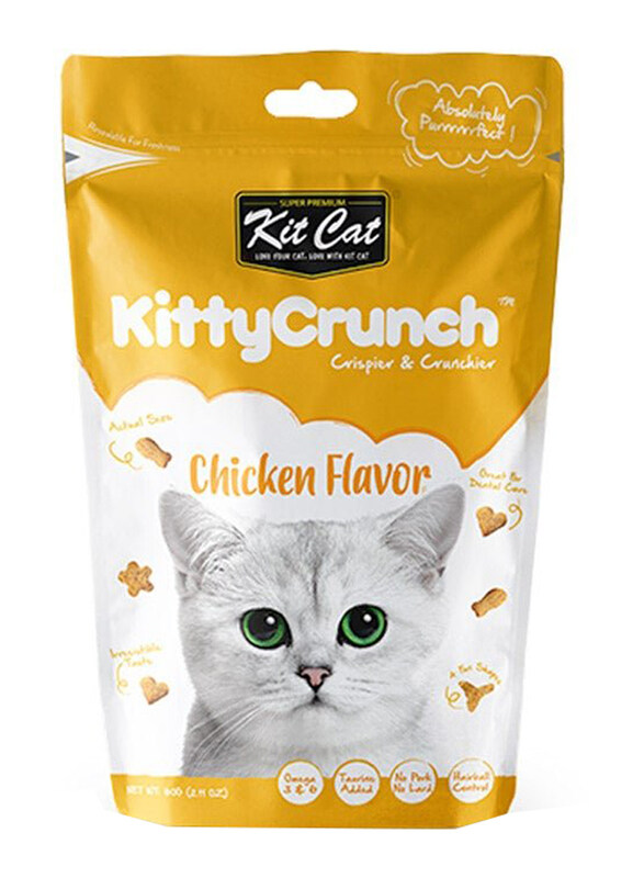 

Kit Cat Kitty Crunch Chicken Cat Dry Food, 60g