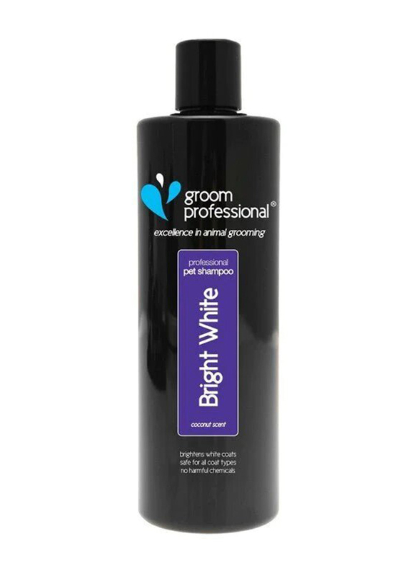 Groom Professional Bright White Dog Shampoo, 450ml, Black