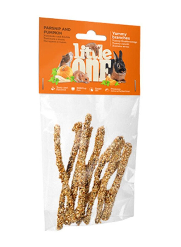 

Little One Snack Yummy Branches with Parsnip and Pumpkin Dry Small Pets Food, 35g