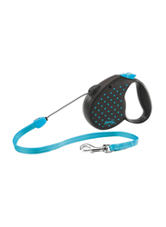 Flexi Standard Colour Cord Dog Leash, Small, 5m, Blue