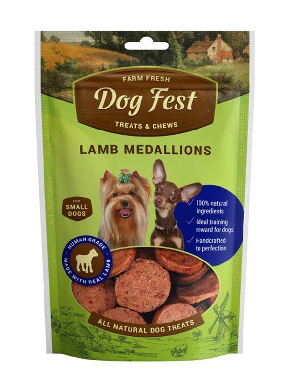 

Dog Fest Lamb Medallions for Mini Dogs Dry Food, 55g