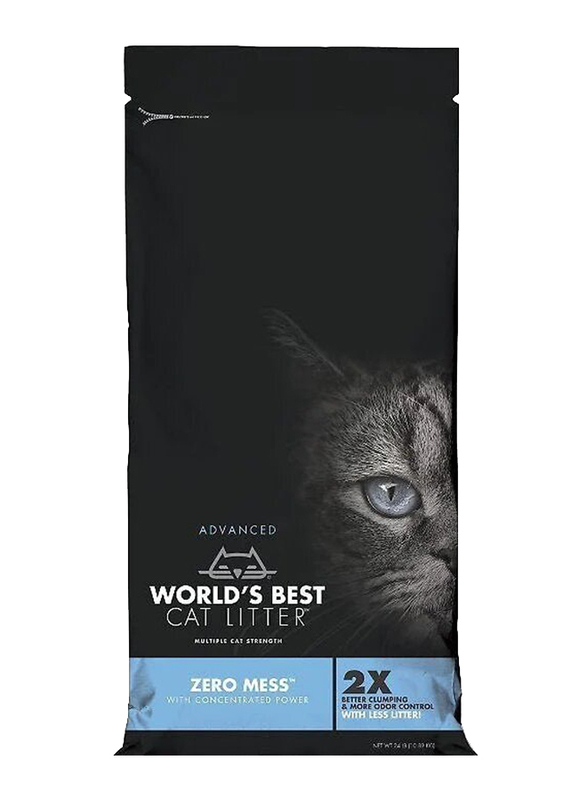 World's Best Cat Litter Advanced Zero Mess Original, 10.9 Kg, Black
