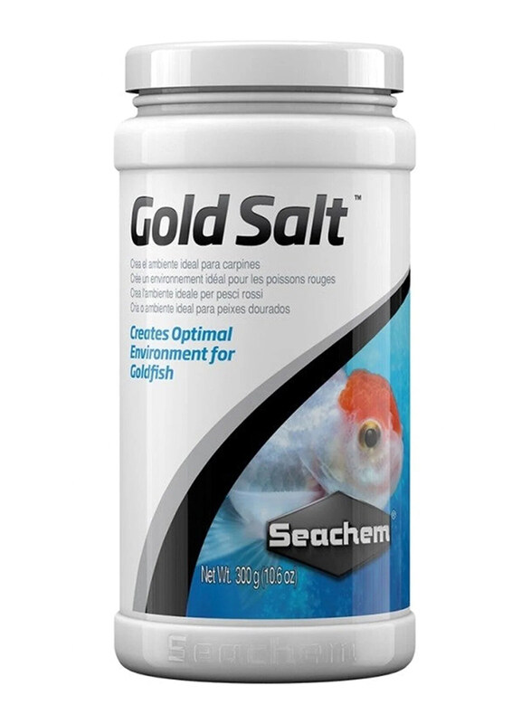 

Seachem Fish & Aquatics Freshwater Gold Salt, 300g, White/Blue