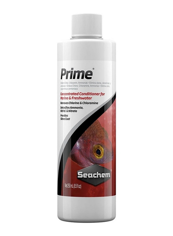 

Seachem Prime Concentrated Conditioner for Aquarium, 250ml, Red