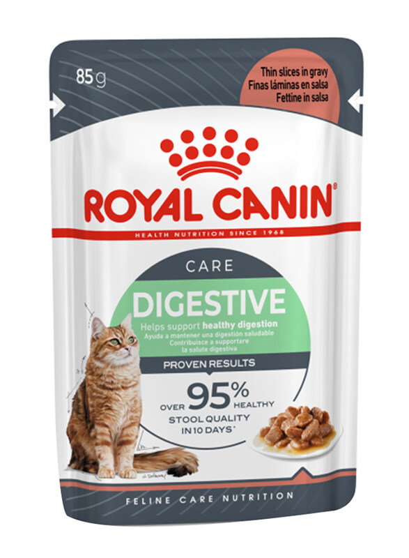 

Royal Canin Feline Care Nutrition Digest Sensitive Gravy Wet Cats Food, 12 x 85g