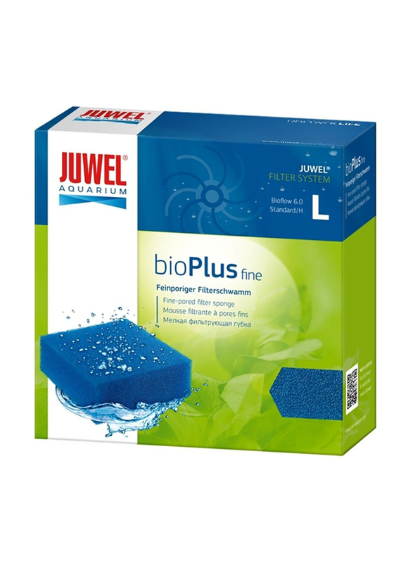Juwel Bio Plus Fine Sponge, Size L, Blue
