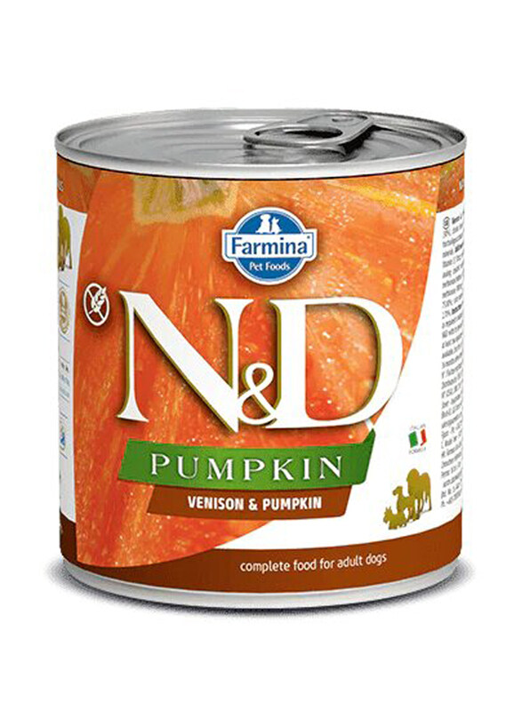 

Farmina N&D Venison & Pumpkin Wet Dog Food, 3 x 285g