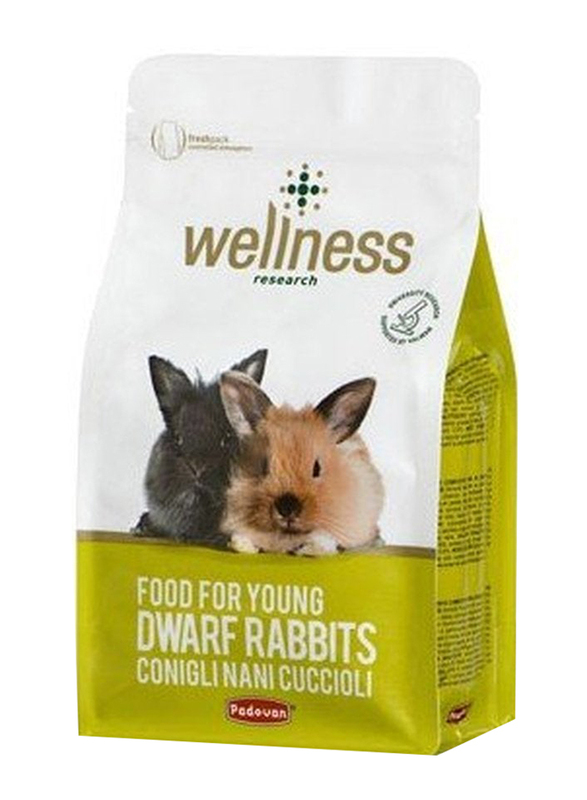 Padovan Wellness Young Dwarf Dry Food for Rabbits, 1Kg