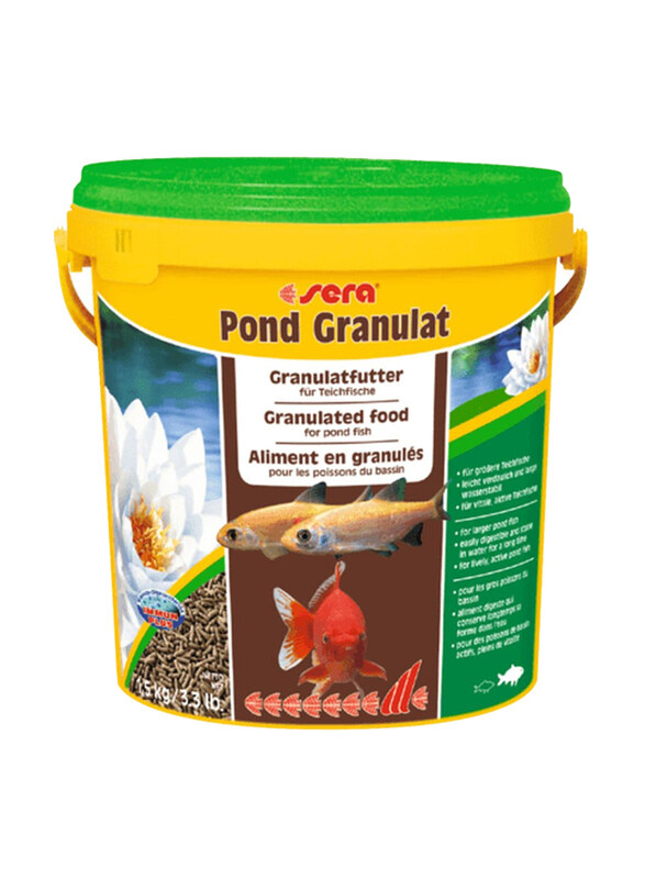 

Sera Pond Biogranulat Food Dry Fish Food, 10 Liter
