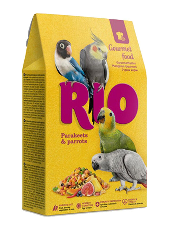 

Rio Gourmet Parakeets and Parrots Dry Bird Food, 250g