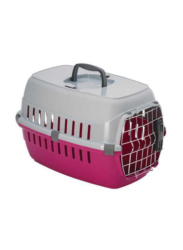 

Moderna Road Runner Spring Lock Door Iata Approved Carrier, Small, Pink