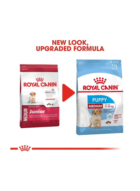 Royal Canin Size Health Nutrition Medium Puppy Dry Food for Dogs, 4Kg