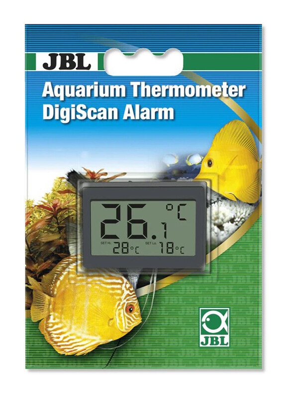 

JBL Aquarium Thermometer DigiScan Alarm, Black