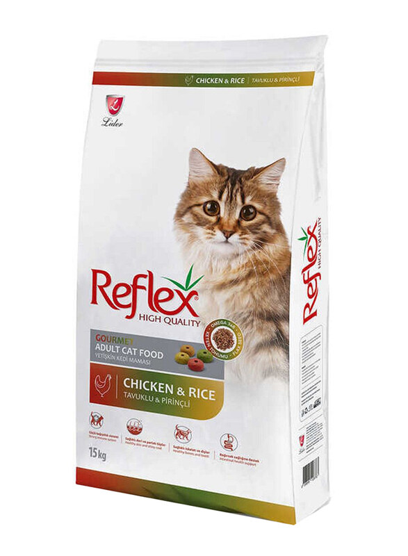 

Reflex Adult Cat Food Gourmet Chicken & Rice, 15 Kg