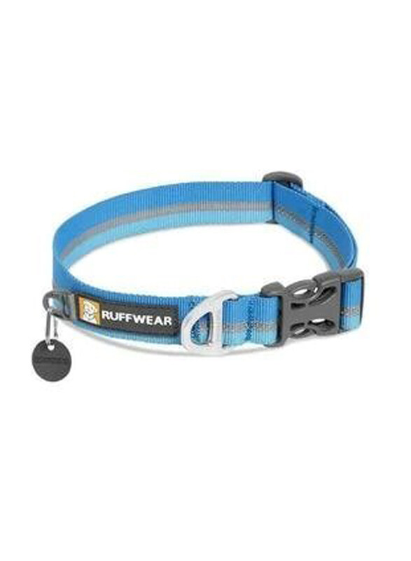 

Ruffwear Crag Dog Collar, Medium, Blue