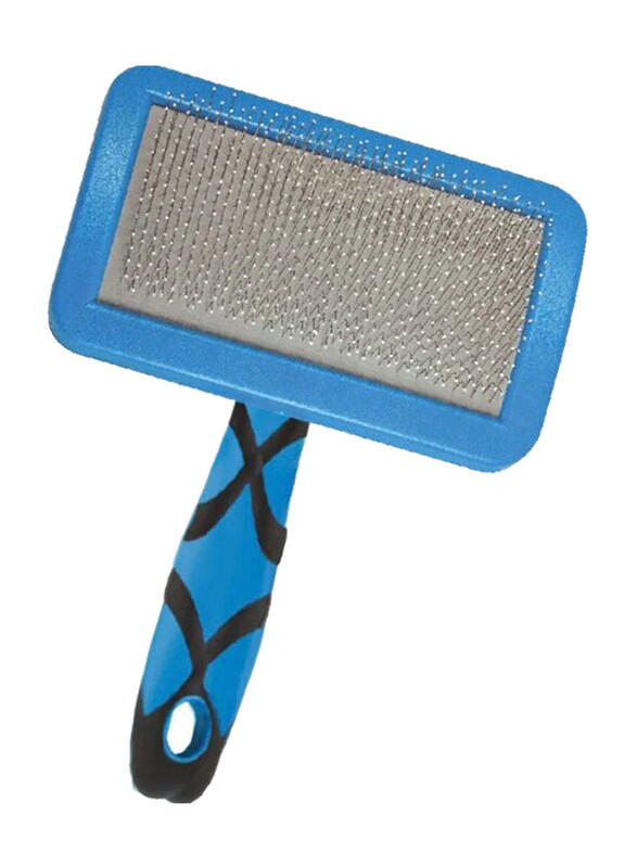 

Groom Professional Cats & Dogs Ball Pin Slicker, Large, Blue