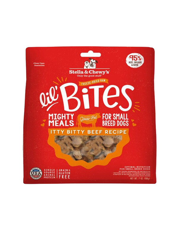 

Stella & Chewy's Lil Bites Itty Bitty Beef Recipe Dog Dry Food, 7oz