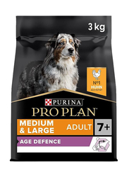 Purina Pro Plan Adult 7+ Medium/Large Dog Chicken With Optiage Dog Dry Food, 3 Kg