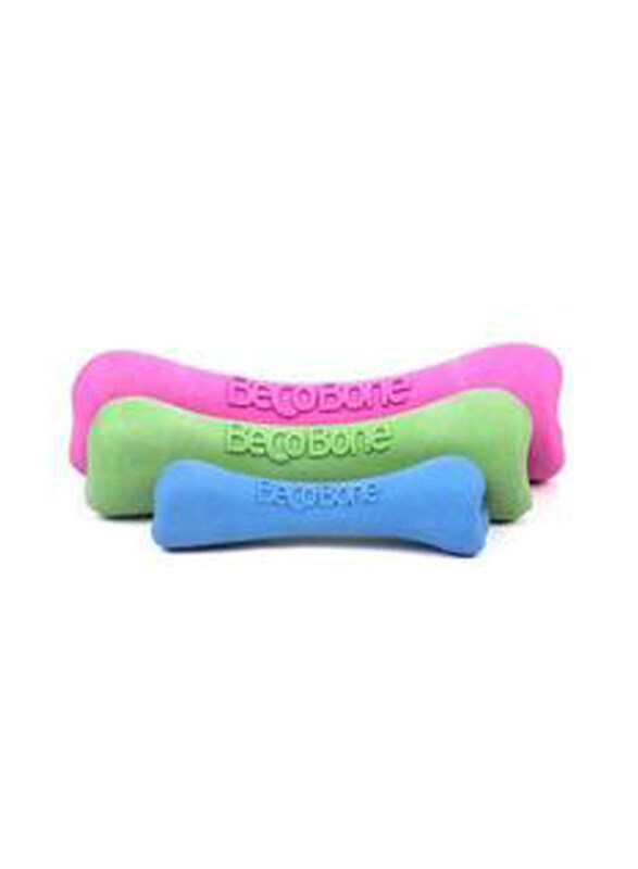 

Beco Natural Rubber Bone Dog Toy, S, Blue