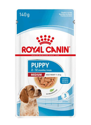 Royal Canin Size Health Nutrition Medium Puppy Wet Food for Dogs, 10 x 140g