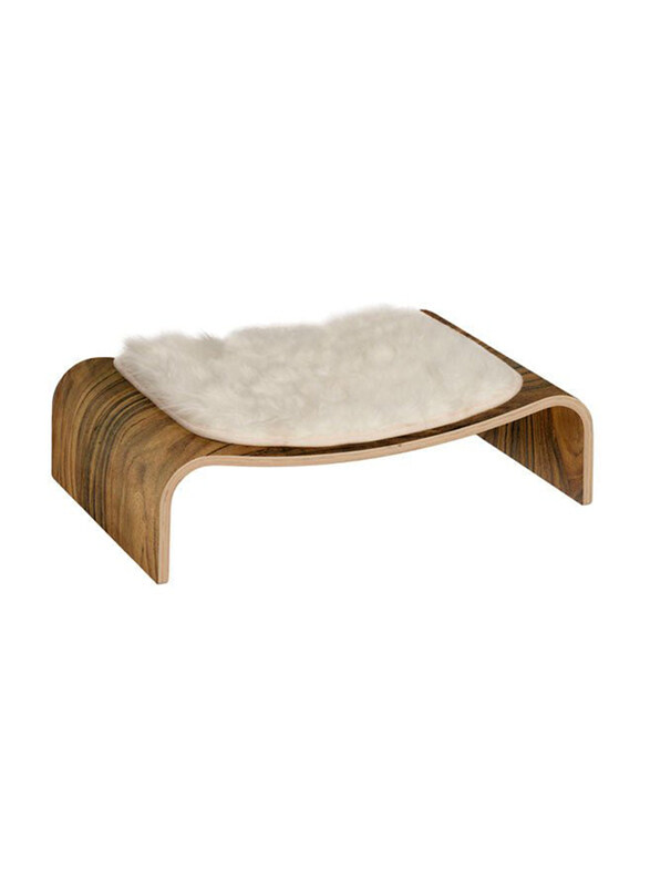 

Catit Premium V-Lounge Cat Furniture, Walnut