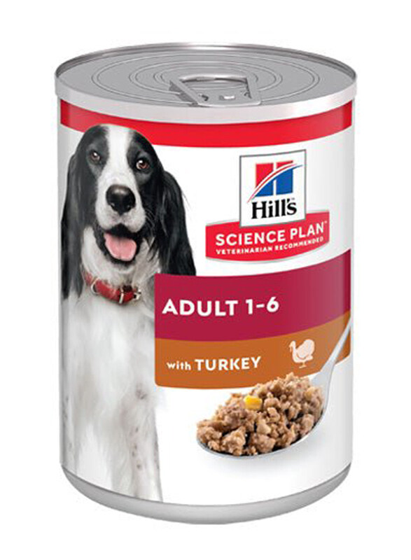 

Hill's Science Plan Adult Canned Turkey Wet Dog Food, 12 x 370g