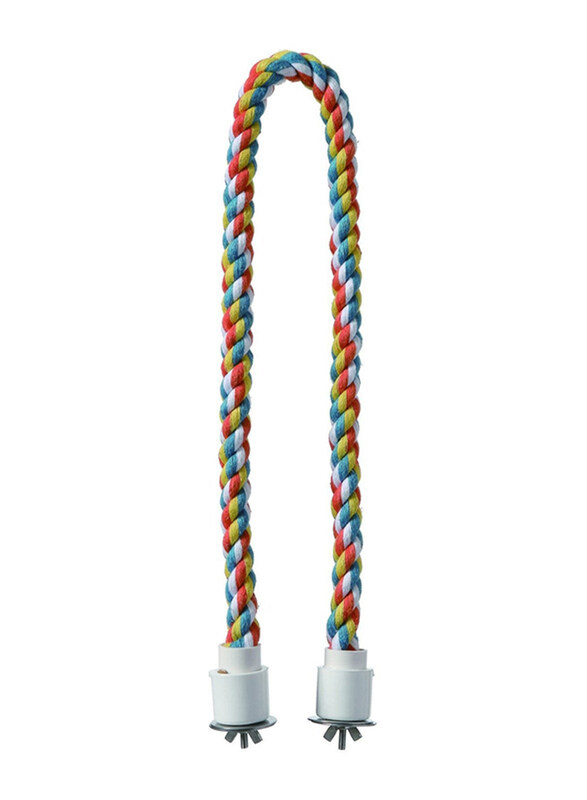 

Coollapet Cotton Rope Perch, Small, Multicolour