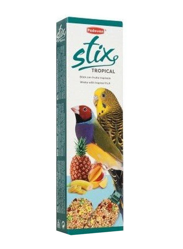 

Padovan Stix Tropical Cocorite and Esotici Dry Bird Food, 80g
