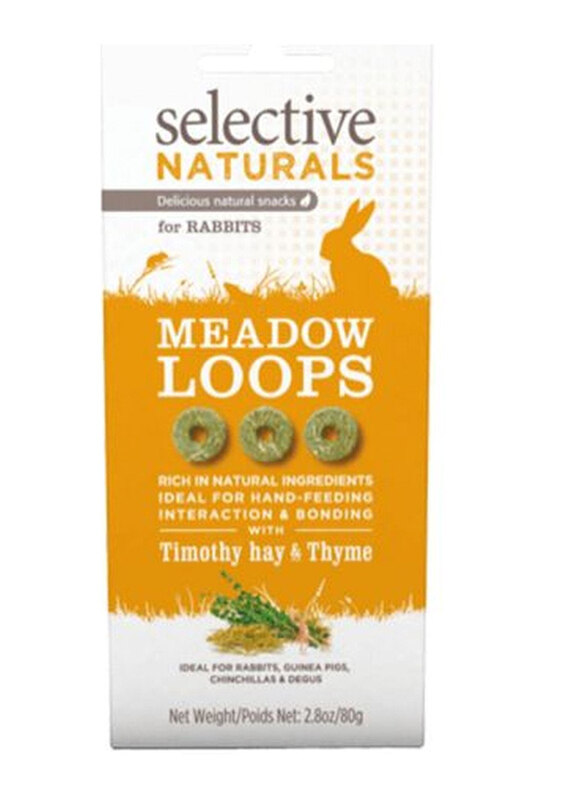 

Tiny Friends Farm Selective Naturals Meadow Loops Dry Rabbit Food, 80g