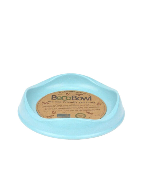 

Beco Bamboo Cat Bowl, Blue