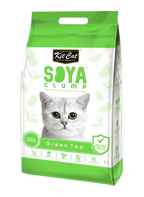 

Kit Cat Green Tea Soya Clump Soybean Litter, 7L