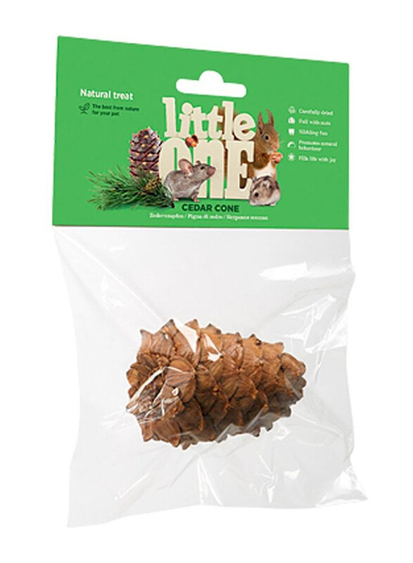 

Little One Treat-Toy Cedar Cone Dry Small Pets Food